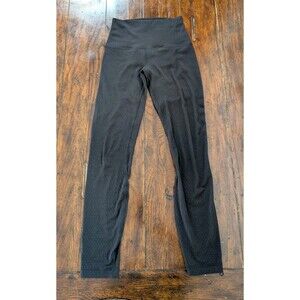Lululemon Align High Rise Leggings 2 Black Diamond Pattern Yoga Workout Athletic